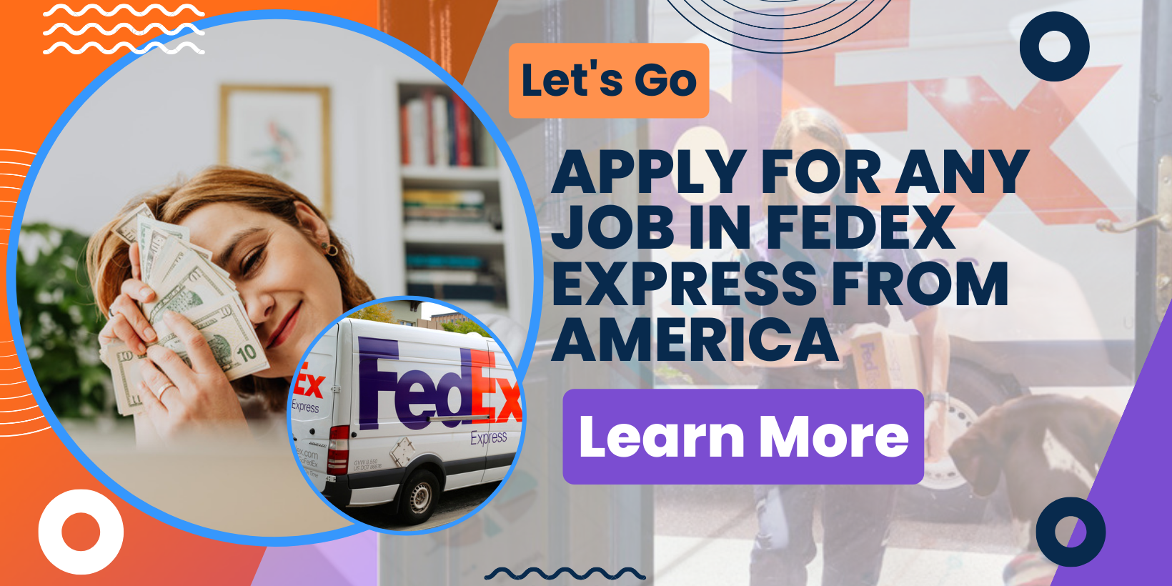 Apply for any job in FedEx express from America Apply for any job in FedEx express from America