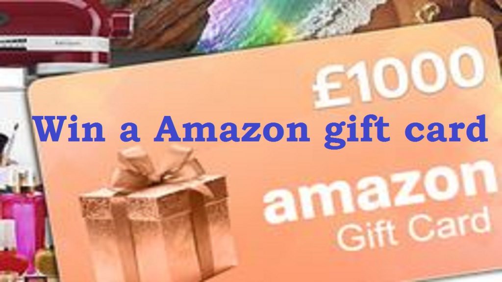 Win a Amazon gift card, gift card giveaways