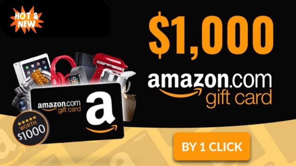 Amazon gift card $1000, gift card giveaways
