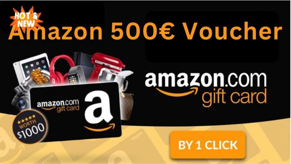 Amazon 500€ Voucher, gift card giveaways